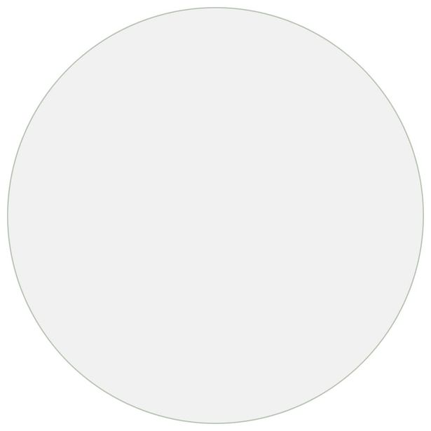 Pöytäsuoja läpikuultava Ø 120 cm 2 mm PVC (88255)