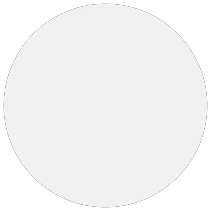 Pöytäsuoja läpikuultava Ø 120 cm 2 mm PVC (88255)