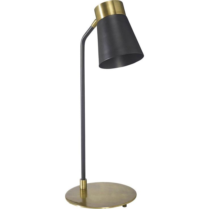 Pöytävalaisin PR Home Luna 60cm musta/messinki
