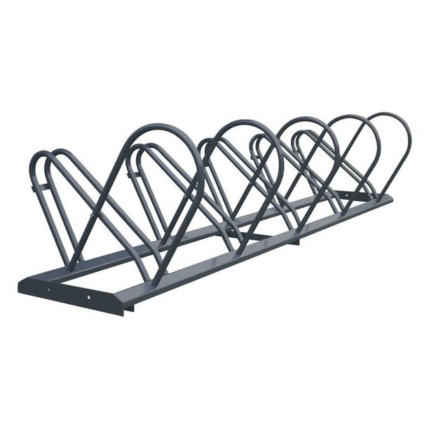 Polkupyöräteline Warma PP-Tuote, 300 x 85 x 65 cm, 5 paikkainen, jatkettava