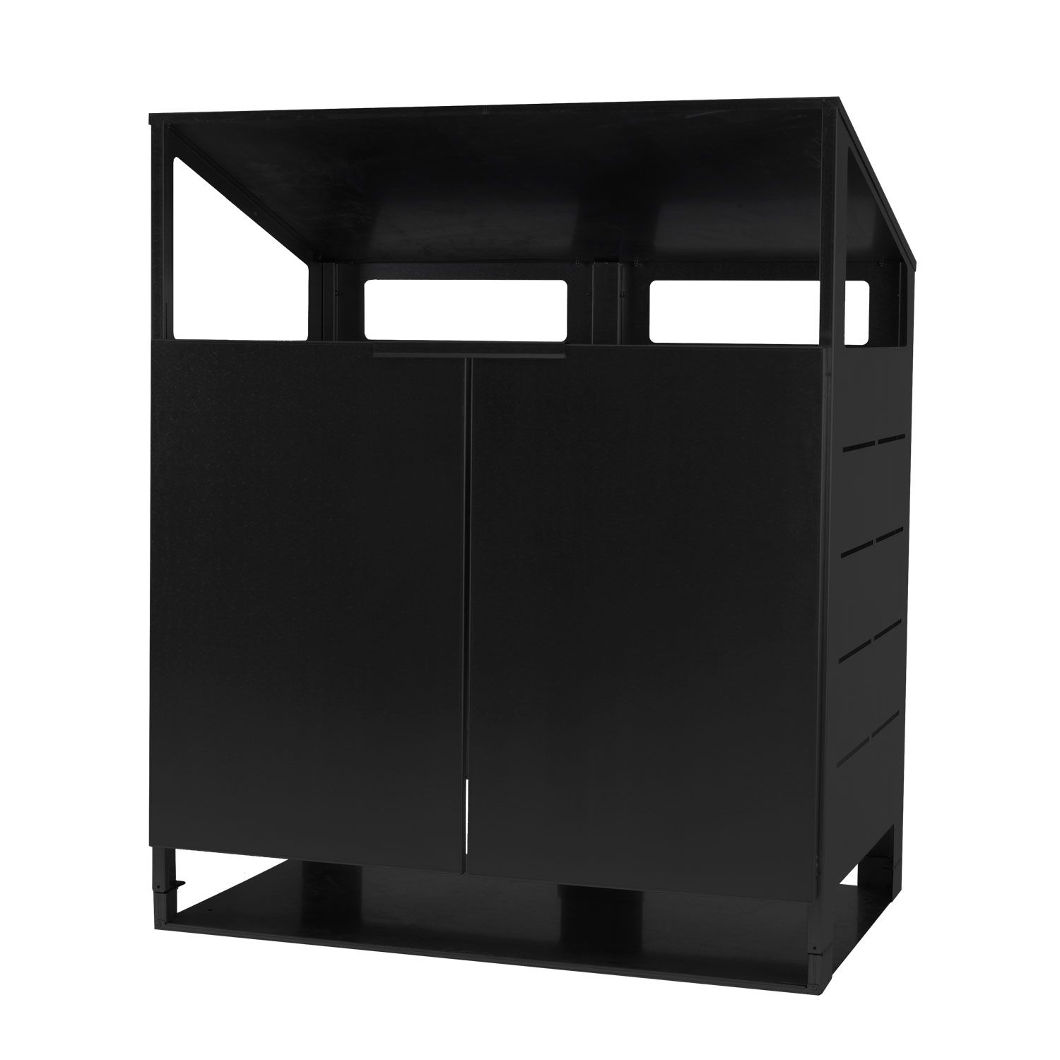 Jätekatos PP-Tuote, musta, 770l