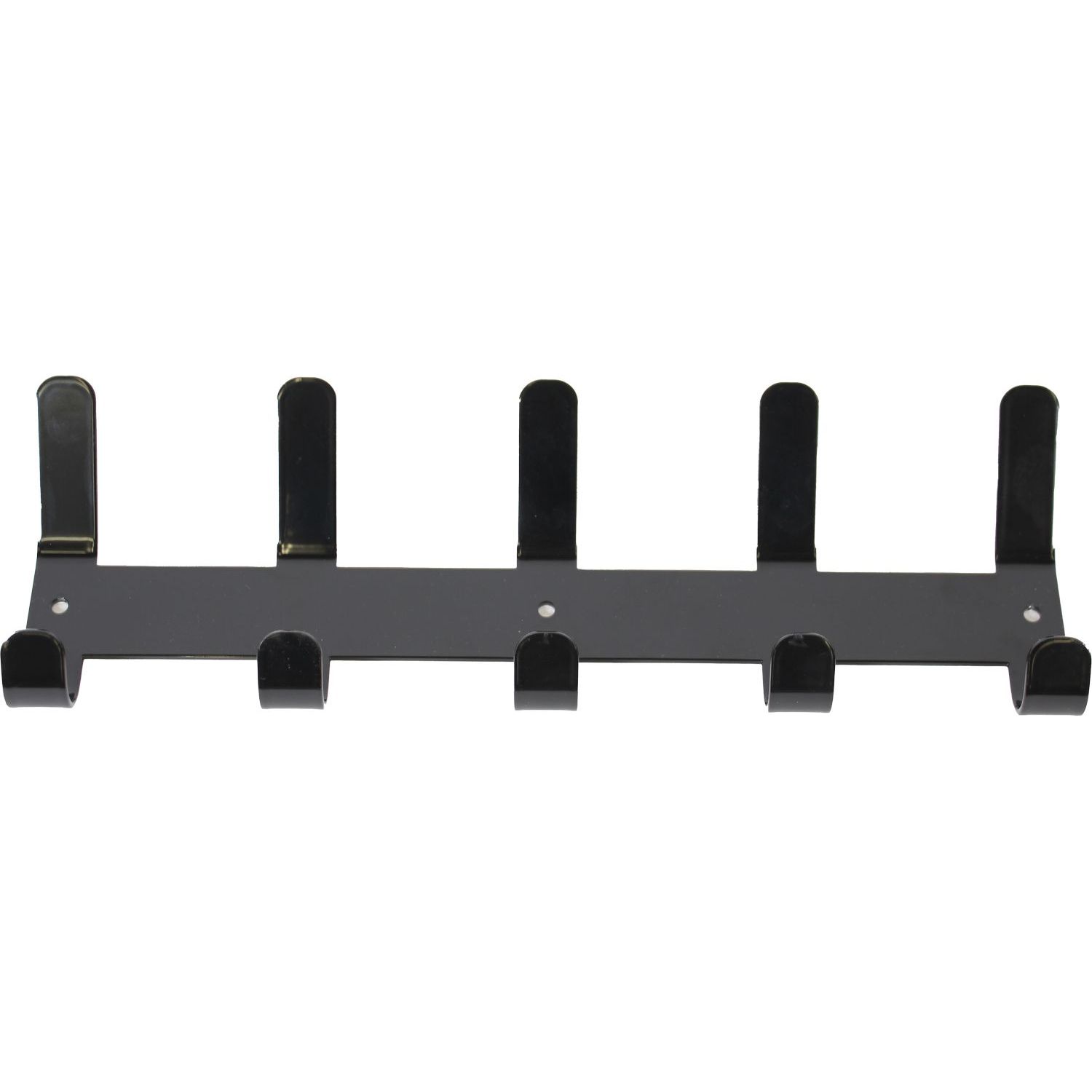 Seinänaulakko PP-Tuote, viidellä koukulla, musta