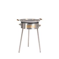 Paellasetti GrillSymbol PRO-580-INOX Ø58 cm D-400 kaasupoltin säädinletkusetti teräs