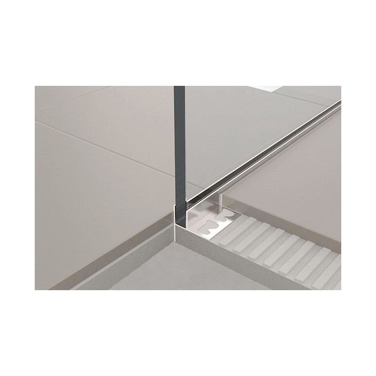 Linjakaivon kaatolista lasiseinälle Progress Profiles Proshower Glass, 2% kaato, 1000mm