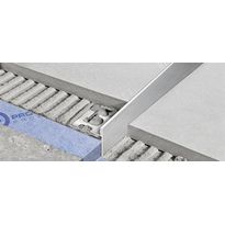 Linjakaivon kaatolista reunalle Progress Profiles Proshower, 2% kaato, 28/30x10x1000mm, oikea, Verkkokaupan poistotuote