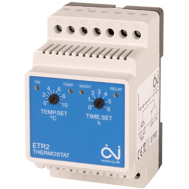 Sulanapidon ohjausyksikkö Pistesarjat ETR2-1550 DIN-kisko 16A