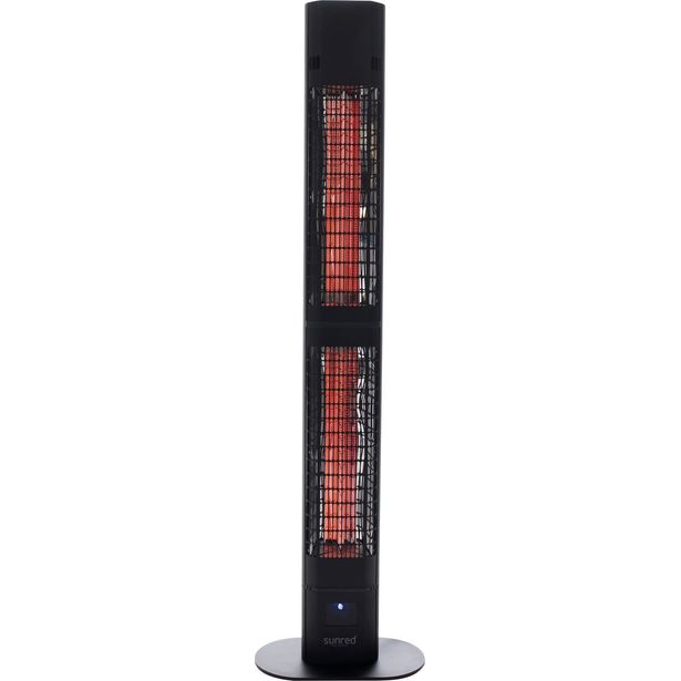 Infralämmitin Pistesarjat Sunred Dark Valencia Lounge, IP55, 3000W, musta