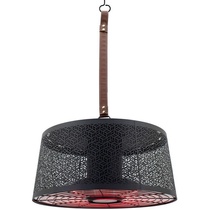 Infralämmitin Pistesarjat Sunred Dark Smart Moderna Artix Hanging, IP44, 2000W, musta