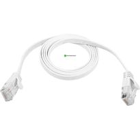 Verkkokaapeli Pistesarjat Cat6a U/UTP Latta, valkoinen, eri pituuksia