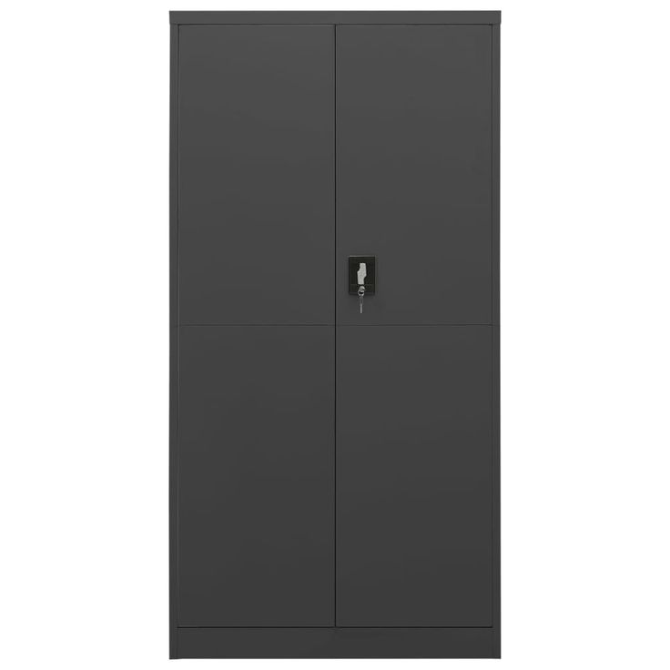 Pukukaappi antrasiitti 90x40x180 cm teräs (35973)