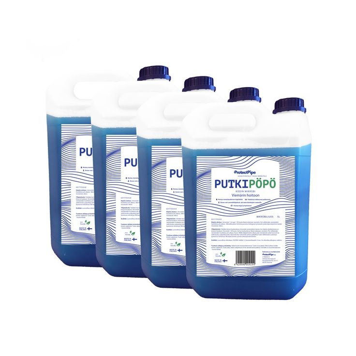 Putkipöpö Kodin Mikrobi, biologinen viemärinhoitoaine 4x5l