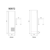 Putkisarja Savo PS-90, 126cm, rst