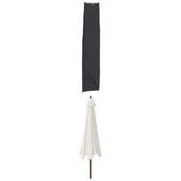 Puutarha-aurinkovarjon suoja musta 136x25/23,5 cm 420D Oxford (59685)