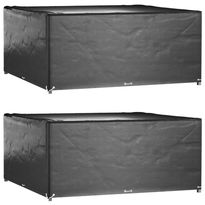 Puutarhakalustesuojat 2 kpl 16 purjerengasta 250x250x90 cm