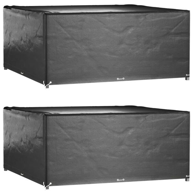 Puutarhakalustesuojat 2 kpl 16 purjerengasta 250x250x90 cm