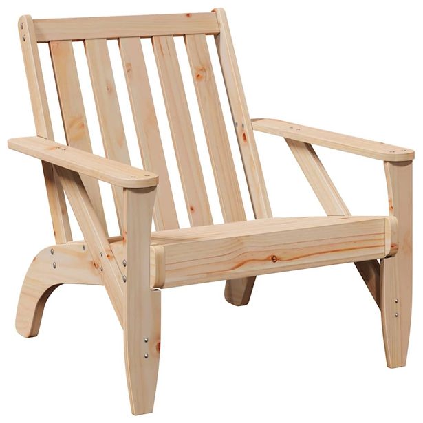 Puutarhan Adirondack-tuoli 75x77x77 cm massiivipuumänty (59327)