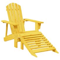 Adirondack-tuoli rahilla, täysi kuusi, eri värejä (34187)