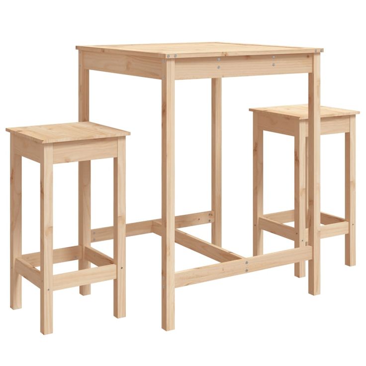 Puutarhan bistrosarja 3-osainen täysi mänty (54725)