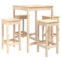 Puutarhan Bistrosarja, 5-osainen, täysi mänty, eri värejä (28304)