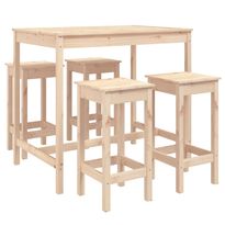 Puutarhan Bistrosarja, 5-osainen täysi mänty, eri värejä (28307)