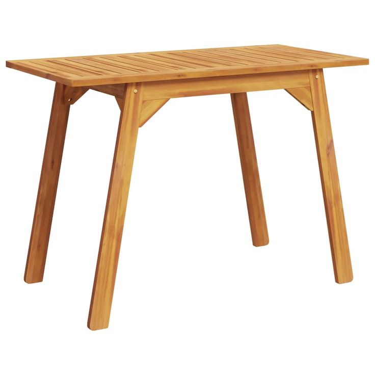 Puutarhan ruokapöytä 110x56x75 cm täysi akasiapuu (66372)