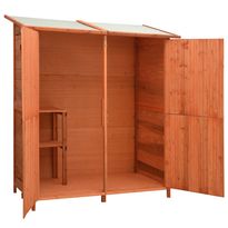 Puutarhan työkaluvaja 136x75x160 cm täysi kuusi (71451)