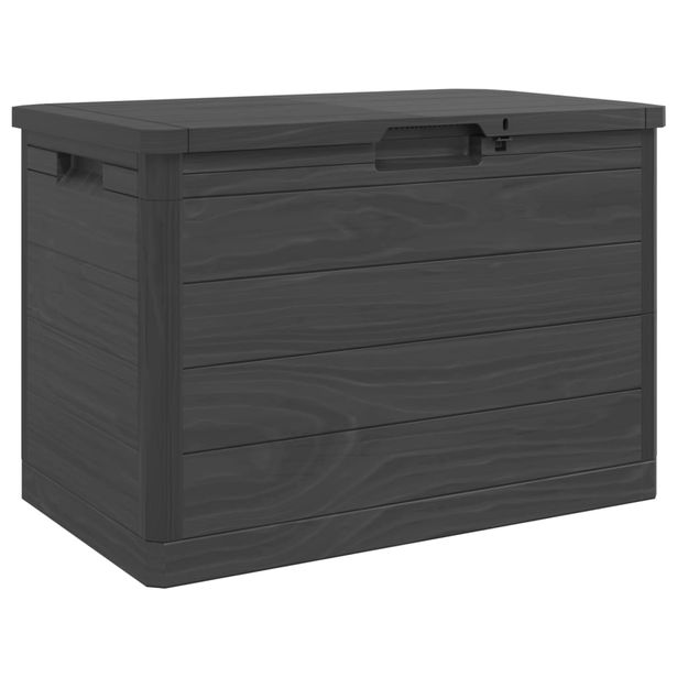 Puutarhan tyynylaatikko antrasiitti 77,5x44,5x53 cm polypropeeni (66602)