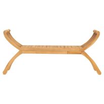 Puutarhapenkki 126 cm täysi tiikki (16150)