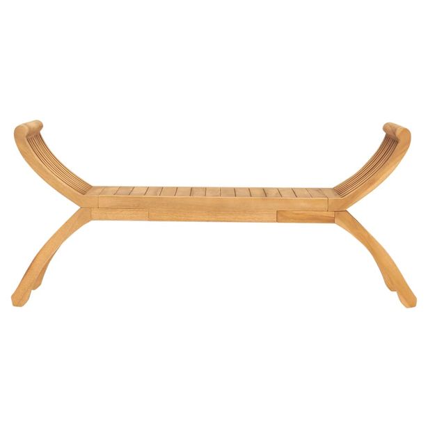 Puutarhapenkki 126 cm täysi tiikki (16150)