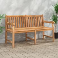 Puutarhapenkki 150 cm, tiikki, ruskea
