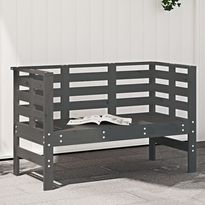 Puutarhapenkki harmaa 111,5x53x71 cm, mänty