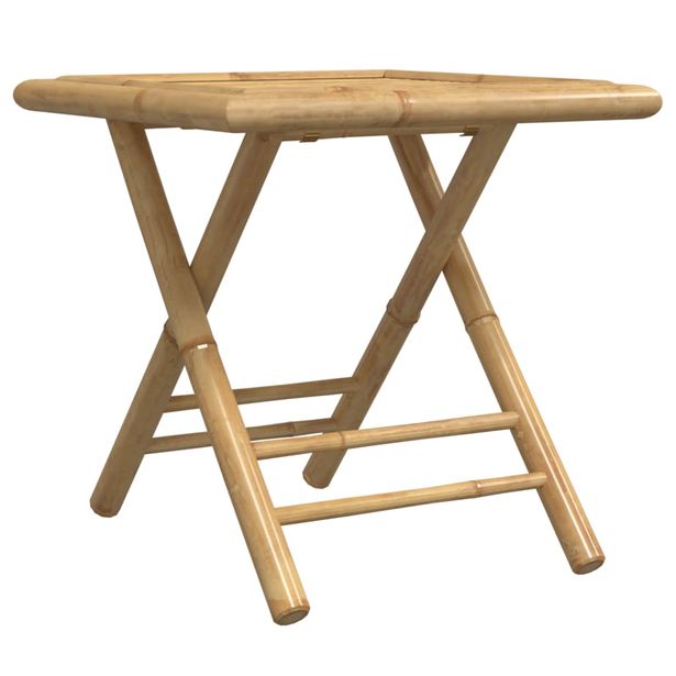 puutarhapöytä Kokoontaitettava 45x45x45 cm bambu (65877)