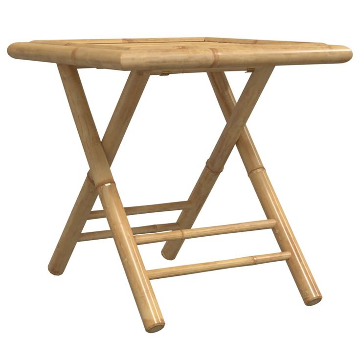 puutarhapöytä Kokoontaitettava 45x45x45 cm bambu (65877)