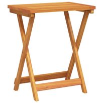 puutarhapöytä Kokoontaittuva 50x36x60 cm täysi akasiapuu (64895)