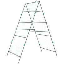 Puutarhasäleikkö köynnöskasveille A-runko 99x90x175,5 cm teräs (09281)