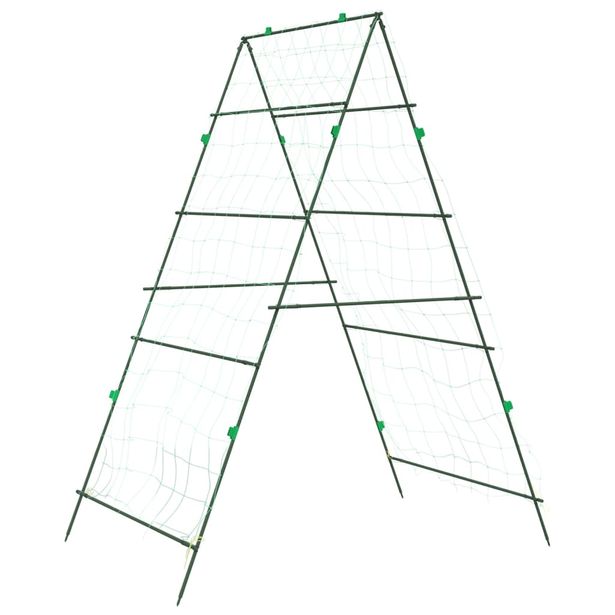 Puutarhasäleikkö köynnöskasveille A-runko 99x90x175,5 cm teräs (09281)