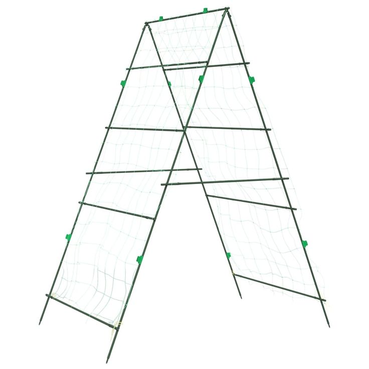 Puutarhasäleikkö köynnöskasveille A-runko 99x90x175,5 cm teräs (09281)
