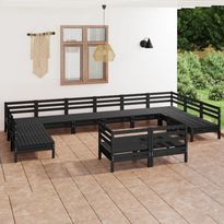 Puutarhasohvasarja, mäntyä, 12-osainen, eri värivaihtoehtoja