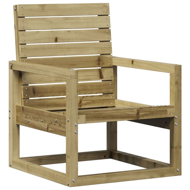 Puutarhatuoli 57,5x63x76 cm kyllästetty mänty (32551)