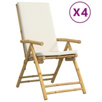 Puutarhatuolit taitettavat bambu, eri värejä ja pakkauskokoja (33028)