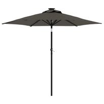Puutarhavarjo LED-valoilla, terästanko, 225x225x212 cm, eri värejä (33967)