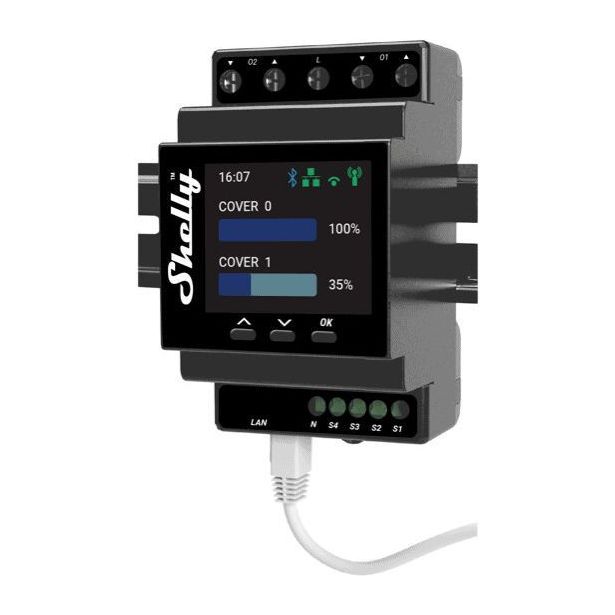 Releyksikkö Shelly Pro Dual Cover PM
