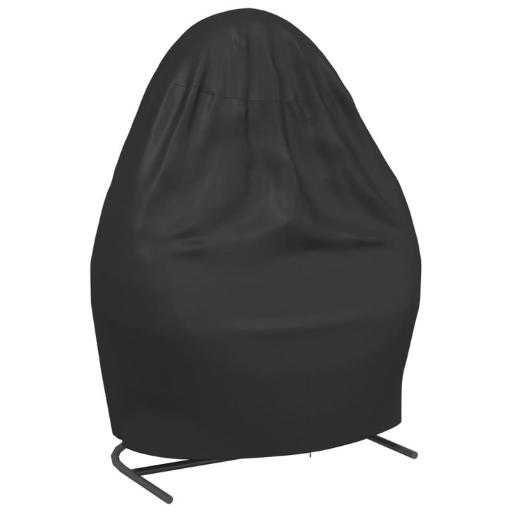 Riipputuolin suoja, 2-hengen riippumatolle, musta Ø 146x210 cm 420D Oxford (59679)