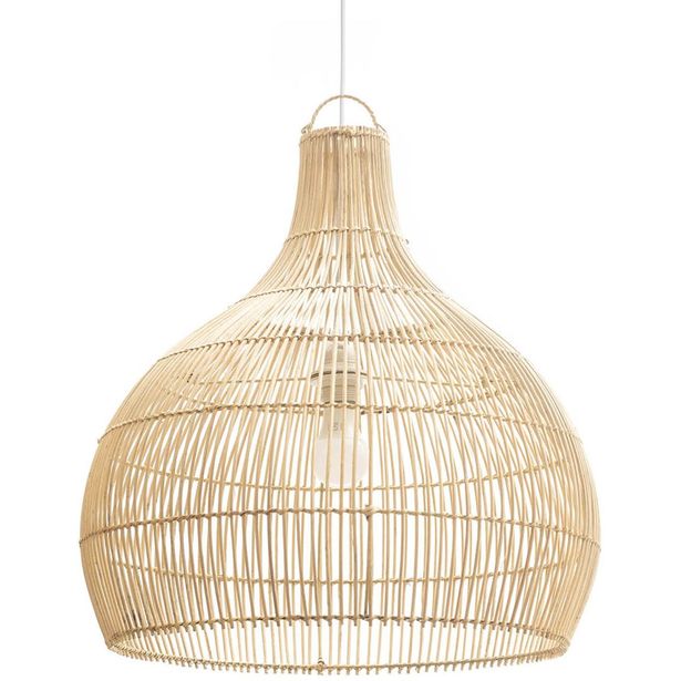 Riippuvalaisin FocusLight Arora Ø50cm rottinki