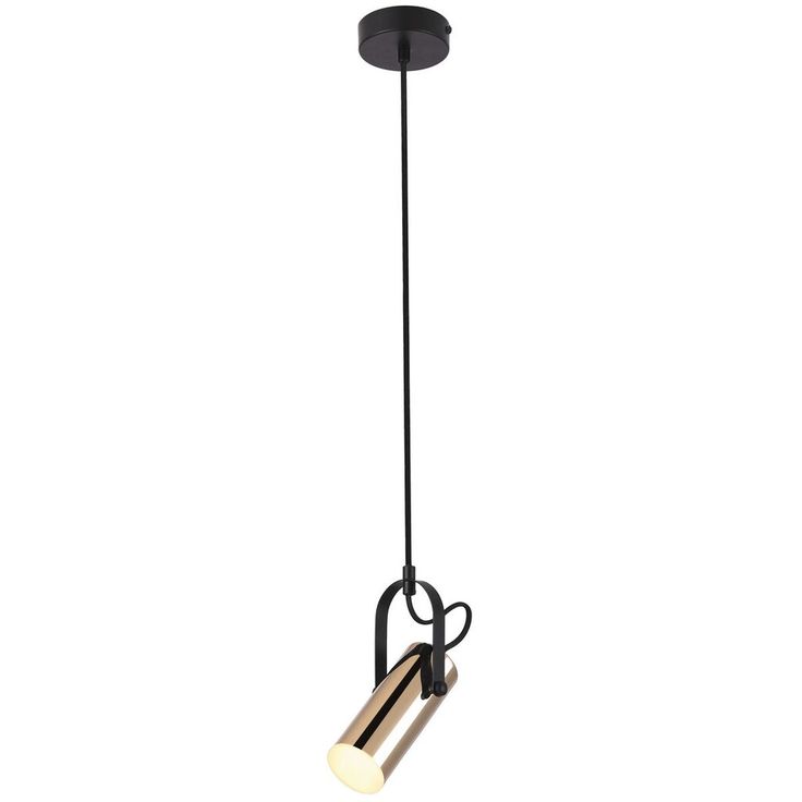 Riippuvalaisin Rabalux Raven Ø14cm musta/kulta
