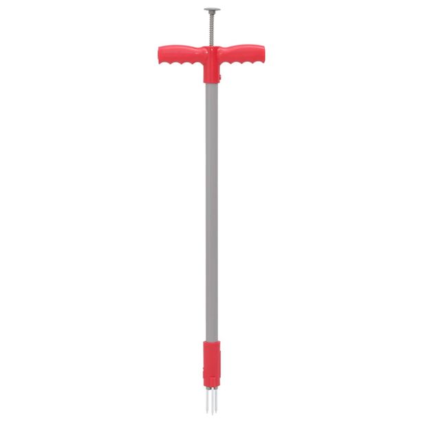 Rikkaruohorauta punainen ja harmaa 93,5 cm jauhemaalattu teräs (64821)