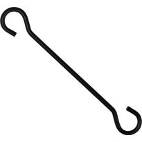 Ripustuskoukku Pisla, 20cm, musta