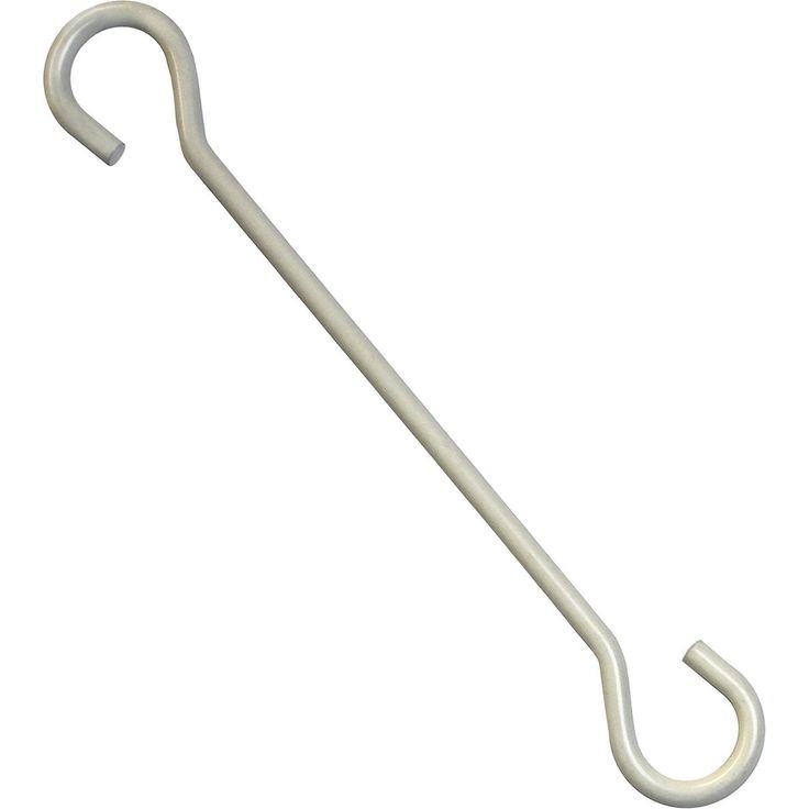 Ripustuskoukku Pisla, 20cm, valkoinen
