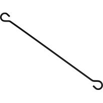 Ripustuskoukku Pisla, 40cm, musta