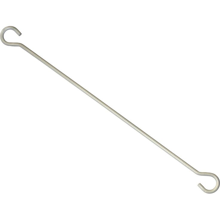 Ripustuskoukku Pisla, 40cm, valkoinen